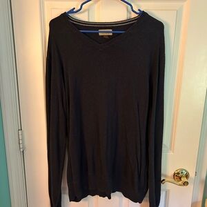 Sonoma Navy Blue V Neck